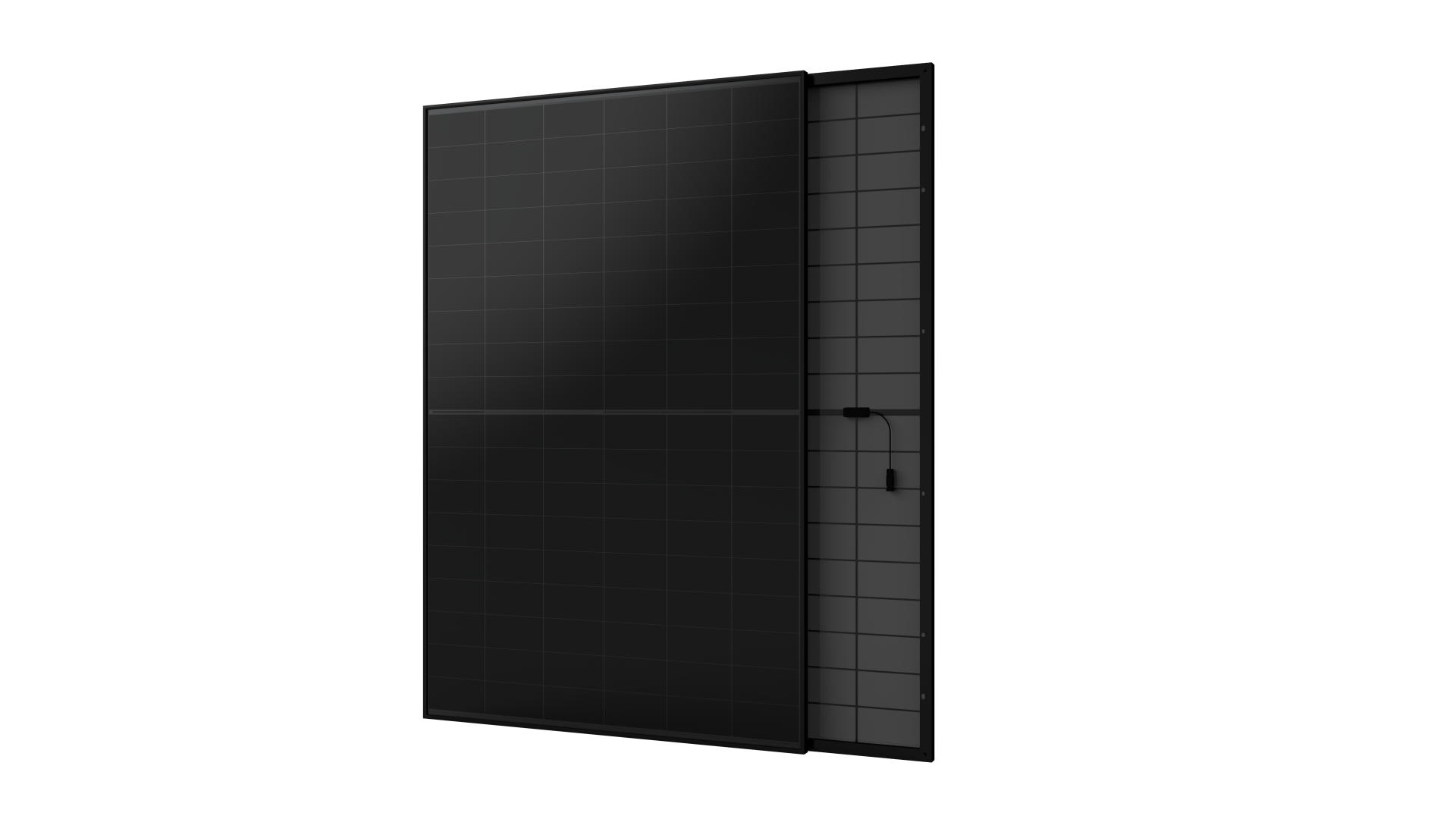 Modernes schwarzes Solarmodul der Marke JA Solar